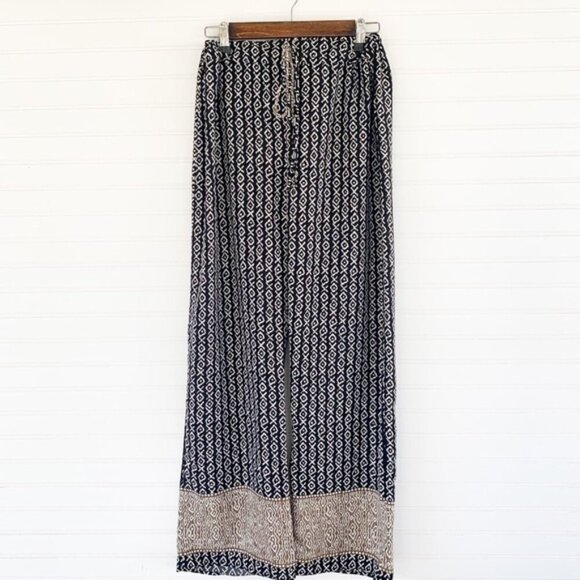 West Kei Boho Geometric Flowy Pants - Picture 1 of 7